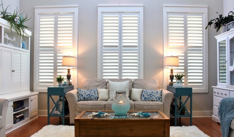 Hartford modern home with white shutters 